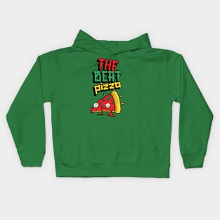 dancing pizza Kids Hoodie